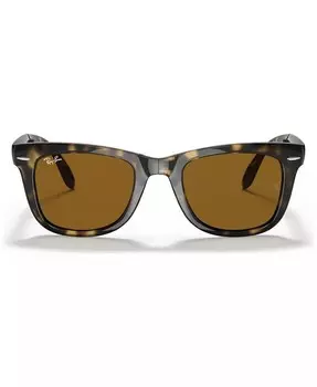 Солнцезащитные очки, RB4105 FOLDING WAYFARER Ray-Ban, коричневый
