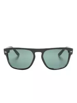 Солнцезащитные очки Rb4407 в квадратной оправе Ray-Ban, черный