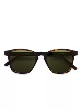 Солнцезащитные очки Retrosuperfuture в квадратной оправе, коричневый