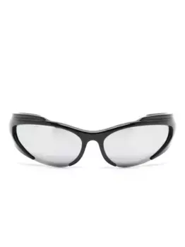 Солнцезащитные очки Reverse Xpander в прямоугольной оправе Balenciaga Eyewear, черный