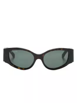 Солнцезащитные очки Rive Gauche в оправе 'кошачий глаз' Balenciaga Eyewear, коричневый