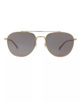Солнцезащитные очки Риветти Oliver Peoples, цвет Gold & Carbon Grey