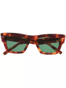 Солнцезащитные очки Rockstud VALENTINO GARAVANI EYEWEAR, коричневый