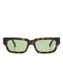 Солнцезащитные очки Roma в прямоугольной оправе Retrosuperfuture, коричневый