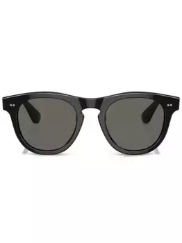 Солнцезащитные очки Rorke в квадратной оправе Oliver Peoples, черный
