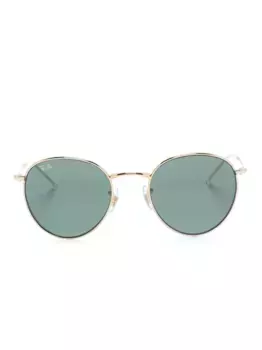 Солнцезащитные очки Round Reverse Ray-Ban, золотой