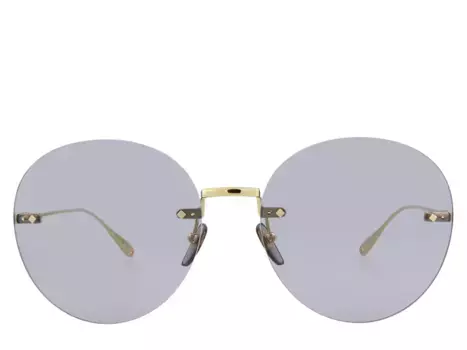 Солнцезащитные очки Round Sunglasses - FINAL SALE Gucci, золотой/черный