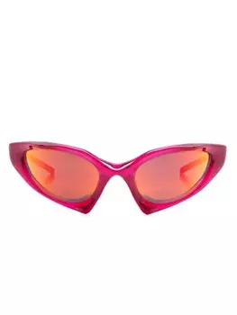 Солнцезащитные очки Runner Cat Balenciaga Eyewear, розовый