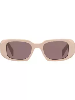 Солнцезащитные очки Runway в массивной оправе Prada Eyewear, серый