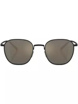 Солнцезащитные очки Rynn в квадратной оправе Oliver Peoples, черные