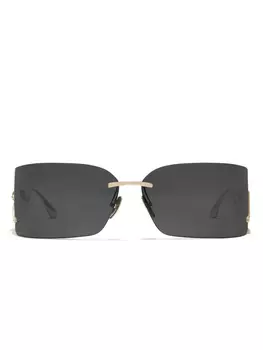 Солнцезащитные очки с эффектом Dolce & Gabbana Eyewear, золотой