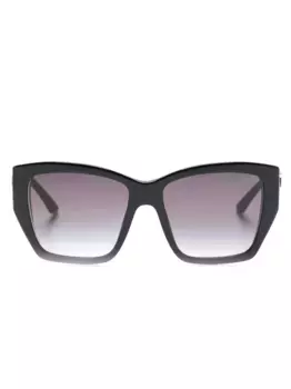 Солнцезащитные очки с эффектом градиента Bvlgari, черный