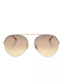 Солнцезащитные очки с эффектом градиента Gucci Eyewear, нейтральный