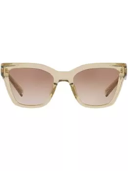 Солнцезащитные очки с эффектом градиента Saint Laurent Eyewear, желтый