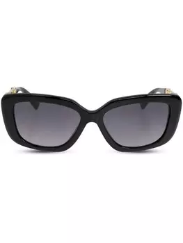 Солнцезащитные очки с английскими булавками Moschino Eyewear, черный