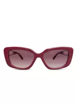 Солнцезащитные очки с булавками Moschino Eyewear, красный