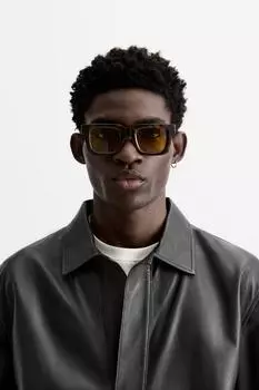 Солнцезащитные очки с черепаховым эффектом ZARA, цвет tortoiseshell