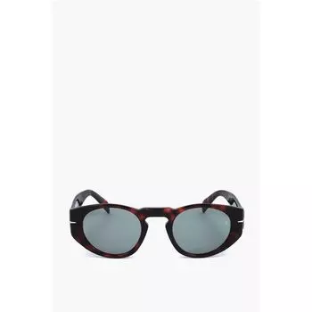 Солнцезащитные очки с черепаховым узором и овальными линзами David Beckham, Brown