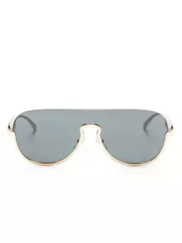Солнцезащитные очки с декором Medusa Head Versace Eyewear, серый