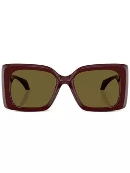 Солнцезащитные очки с декором Medusa Versace Eyewear, красный