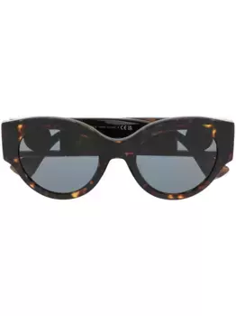 Солнцезащитные очки с декором Medusa Versace Eyewear, коричневый