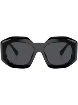 Солнцезащитные очки с декором Medusa Versace Eyewear, черный