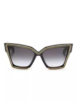 Солнцезащитные очки с декором Rockstud VALENTINO GARAVANI EYEWEAR, черный