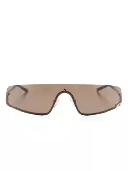 Солнцезащитные очки с декором Square-G Gucci Eyewear, золотой