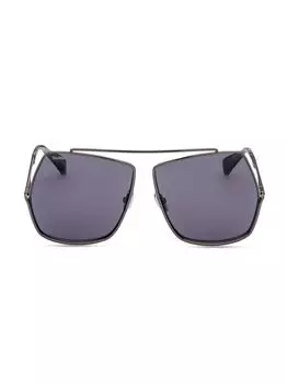 Солнцезащитные очки с геометрическим рисунком 64 мм Max Mara