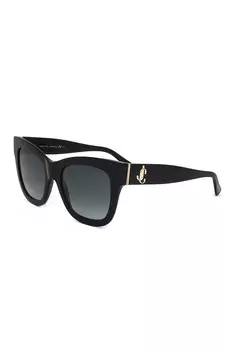 Солнцезащитные очки с градиентом и бабочкой Jimmy Choo, черный