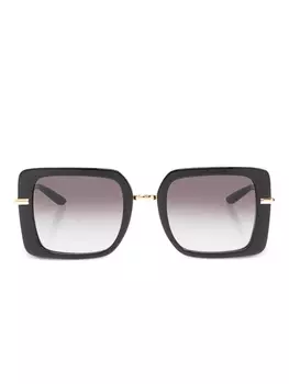 Солнцезащитные очки с гравировкой логотипа Dolce & Gabbana Eyewear, черный