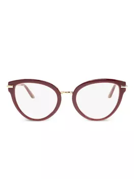 Солнцезащитные очки с гравировкой логотипа Dolce & Gabbana Eyewear, красный