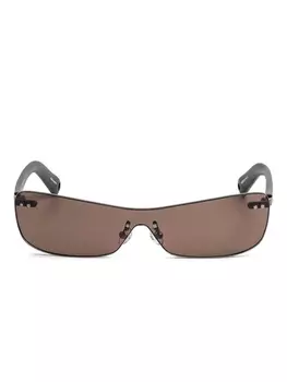 Солнцезащитные очки с гравировкой логотипа Jacquemus, черный