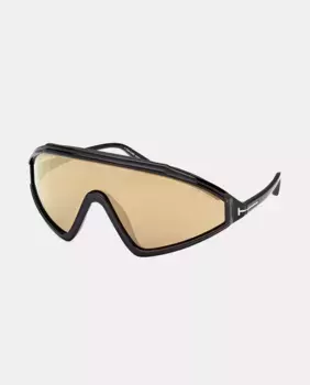 Солнцезащитные очки с инжектированными экранами Tom Ford, черный