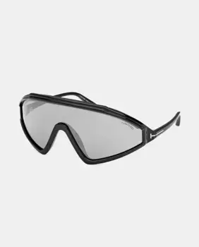 Солнцезащитные очки с инжектированными экранами Tom Ford, черный