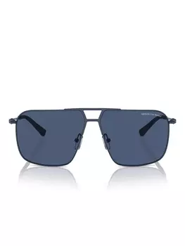 Солнцезащитные очки с логотипом Armani Exchange, синий