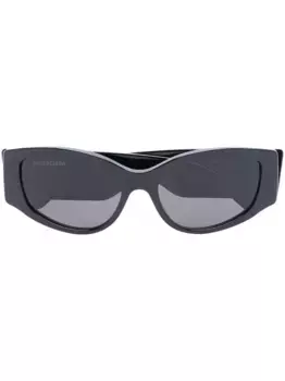 Солнцезащитные очки с логотипом Balenciaga Eyewear, черный