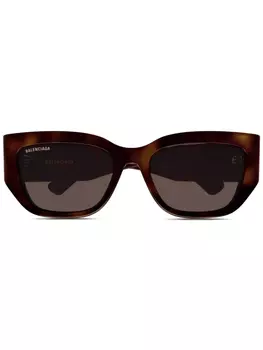 Солнцезащитные очки с логотипом Balenciaga Eyewear, коричневый