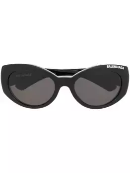 Солнцезащитные очки с логотипом Balenciaga Eyewear, коричневый
