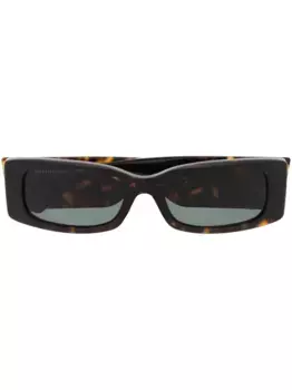 Солнцезащитные очки с логотипом Balenciaga Eyewear, коричневый
