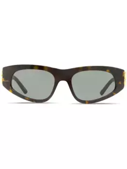 Солнцезащитные очки с логотипом Balenciaga Eyewear, коричневый