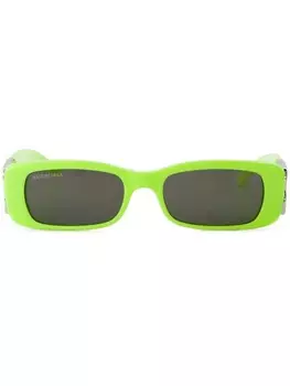 Солнцезащитные очки с логотипом Balenciaga Eyewear, зеленый