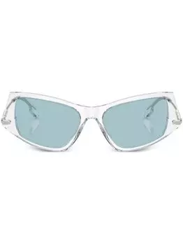 Солнцезащитные очки с логотипом Burberry Eyewear, бежевый