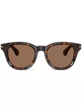 Солнцезащитные очки с логотипом Burberry Eyewear, коричневый