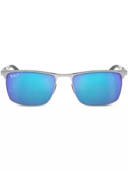Солнцезащитные очки с логотипом Chromance Ray-Ban, серебяный