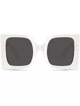 Солнцезащитные очки с логотипом DG Dolce & Gabbana Eyewear, белый
