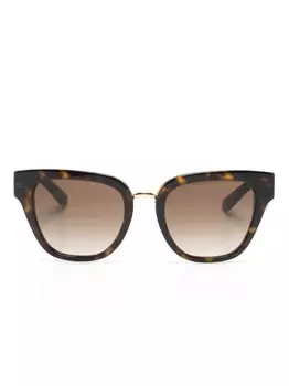 Солнцезащитные очки с логотипом DG Dolce & Gabbana Eyewear, коричневый