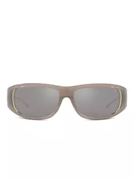 Солнцезащитные очки с логотипом Diesel, серый