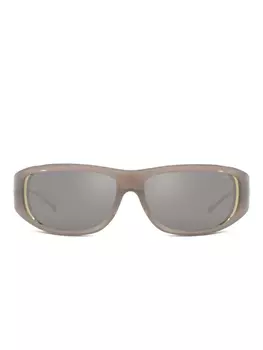 Солнцезащитные очки с логотипом Diesel, серый