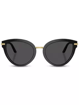 Солнцезащитные очки с логотипом Dolce & Gabbana Eyewear, черный